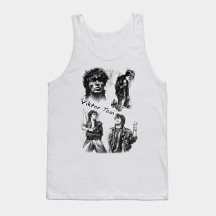 Viktor Tsoi rock stars Group "кино" "kino" Tank Top